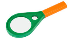 Лупа d 50mm 3x (пластик/ракетка) 1052YT
