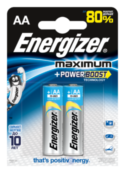 Фото товара Батарейки Energizer Максимум типа АА