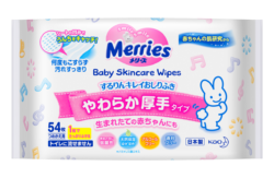 Фото товара Влажные салфетки MERRIES Запасной блок 54шт