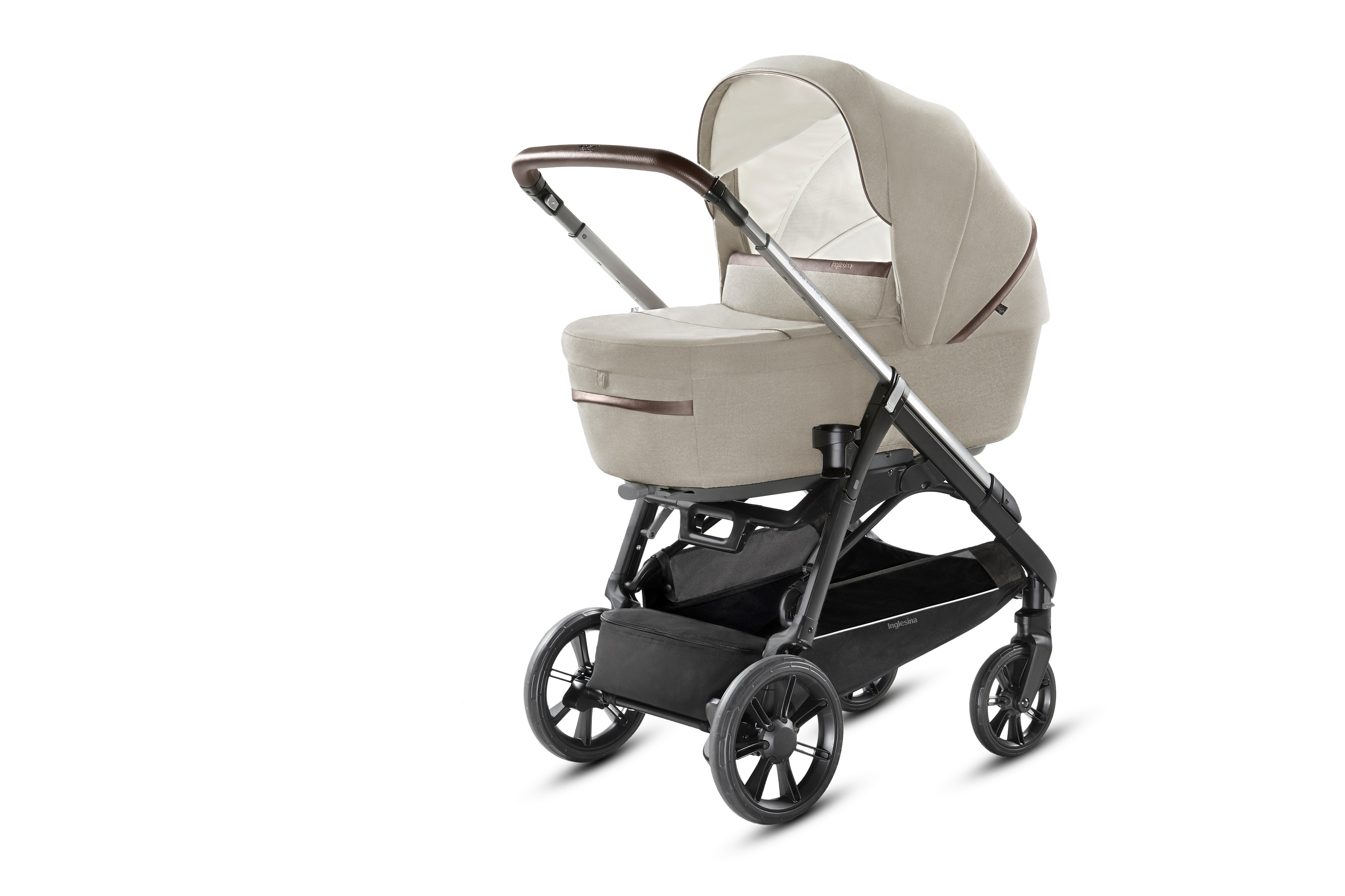 Фото товара Коляска Inglesina Aptica System Duo 2в1 Cashmere Beige на шасси Black Coffee