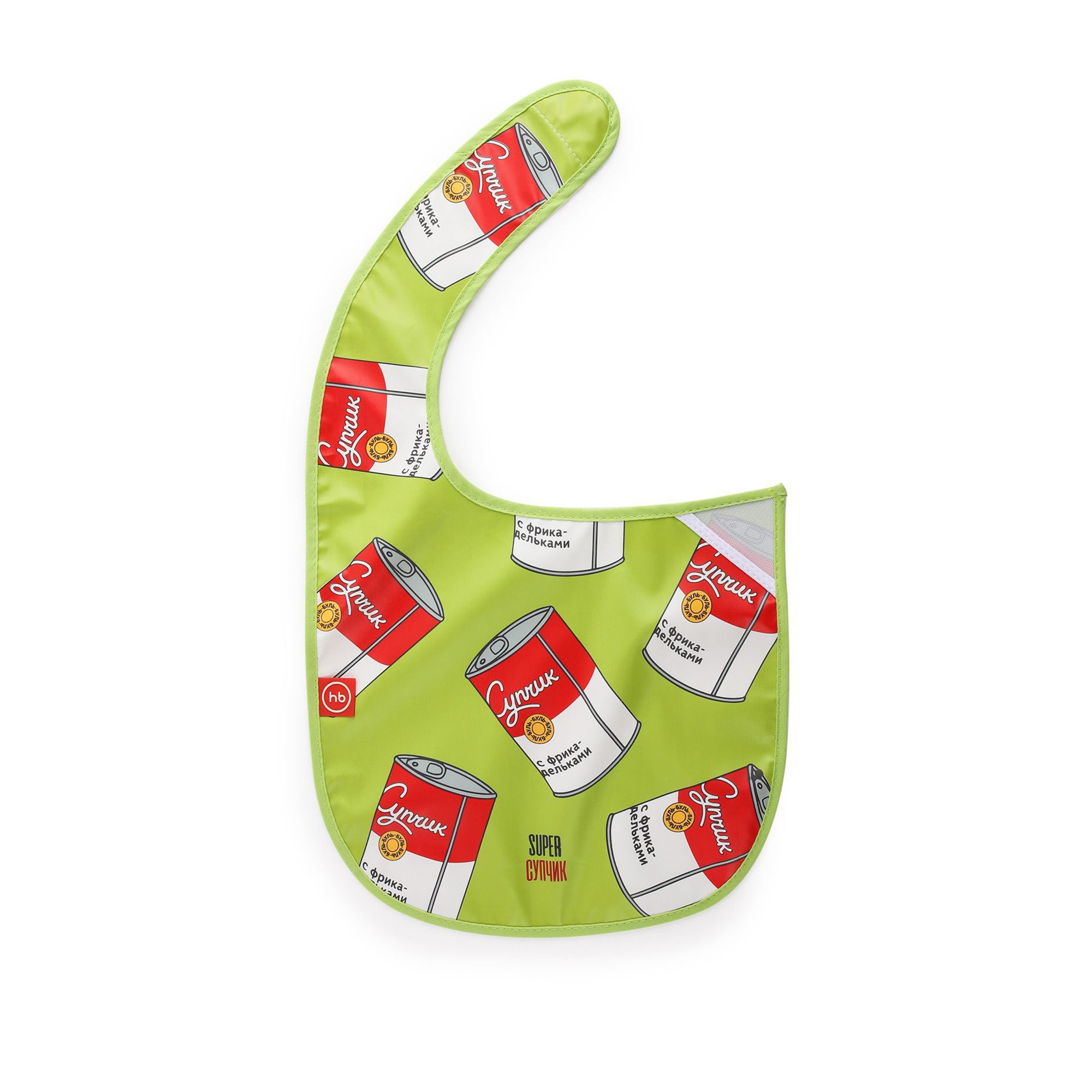 Фото товара Нагрудник на липучке Happy Baby soup