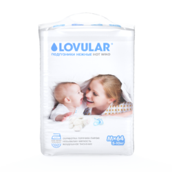 Фото товара Подгузники  LOVULAR HOT WIND размер M
