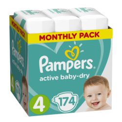 Фото товара Подгузники PAMPERS Active Baby-Dry Maxi (8-14 кг)