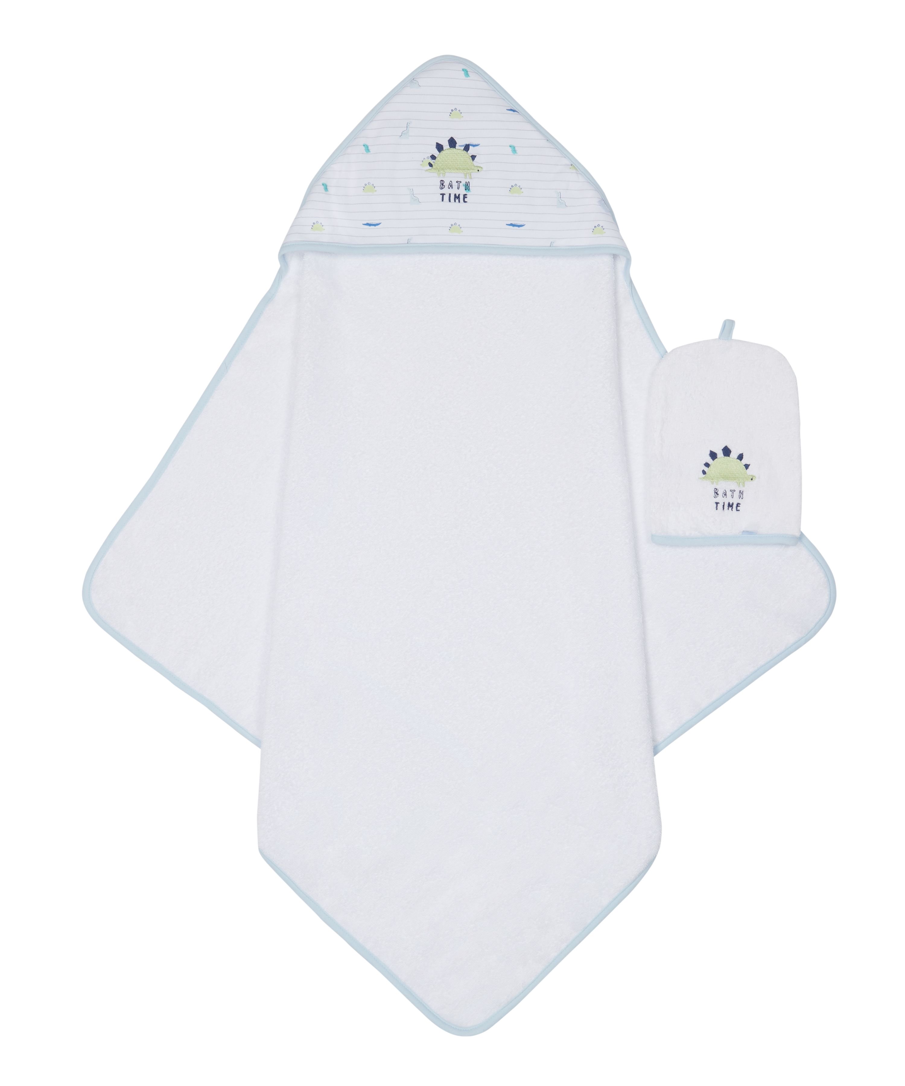 Фото товара Полотенце-уголок и рукавичка-мочалка