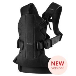 Фото товара Рюкзак-переноска Babybjorn One Soft Cotton Black