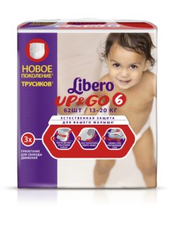 Фото товара Трусики-подгузники LIBERO Up&Go XL BaRu (6) 13-20 кг