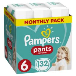 Фото товара Трусики-подгузники PAMPERS Pants для мальчиков и девочек Extra Large (15+ кг)