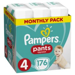 Фото товара Трусики-подгузники PAMPERS Pants для мальчиков и девочек Maxi (9-15 кг)