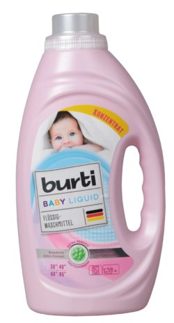 Фото товара Универсальное жидкое средство BURTI BABY Liquid для стирки детского белья 1.45 л