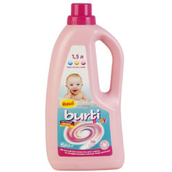 Фото товара Универсальное жидкое средство для стирки детского белья Burti liquid Baby 1.5л