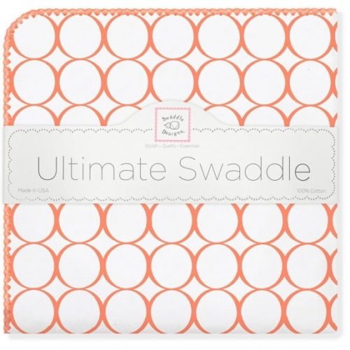 Фото товара Фланелевая пеленка для новорожденного SwaddleDesigns  Orange Mod