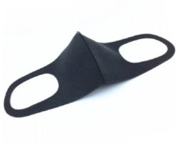 Маска многоразовая угольная фильтрующая, черная