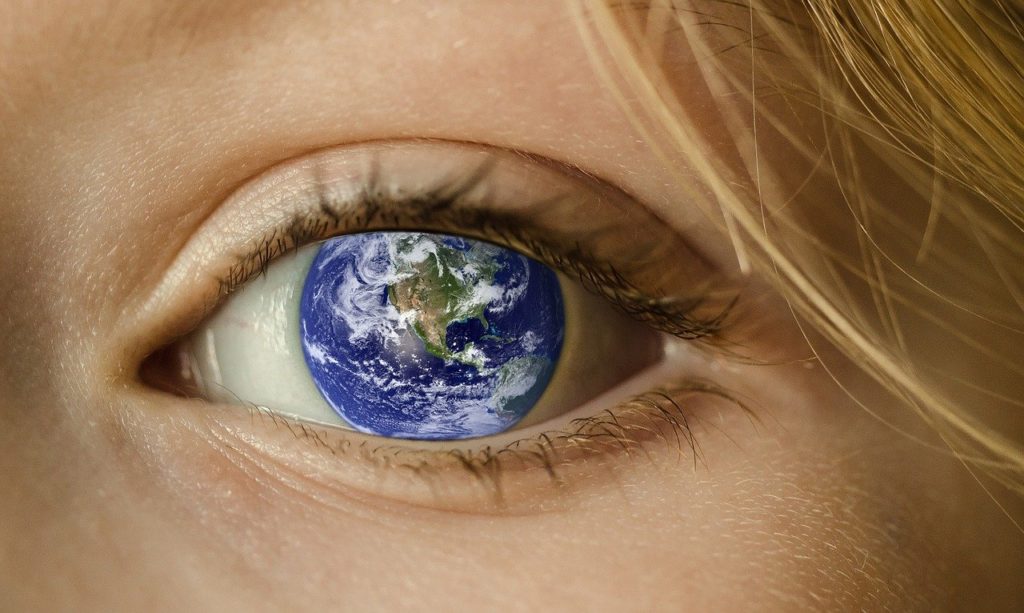Девушка глаз мир Всемирный день зрения