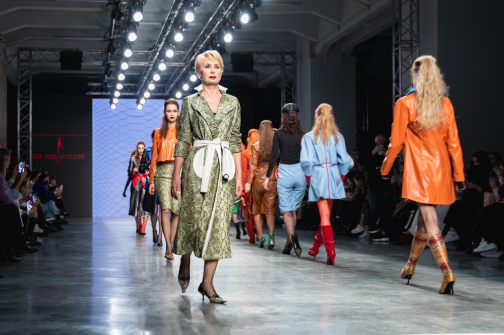 Участница «Московского долголетия» на Неделе моды 1