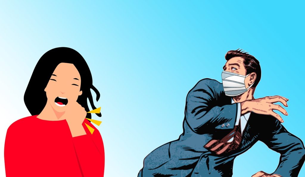 Вирус Страх Кашель Коронавирус Covid-19