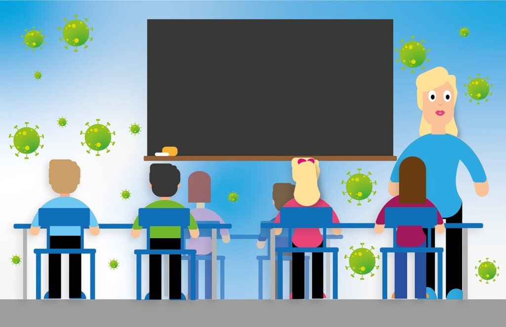 Школа Класс Учитель Вирус