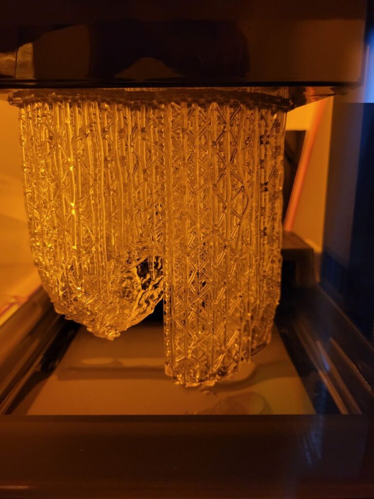 Печать аорты на 3Dпринтере