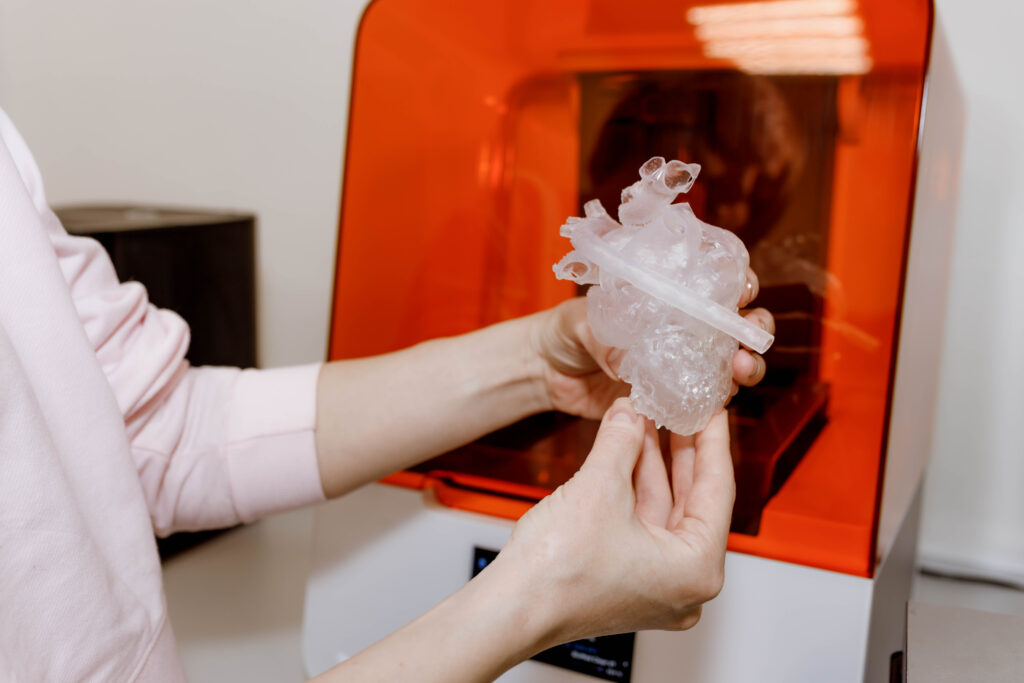 3D-модель сердца ребенка