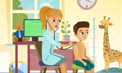Ребенок на приеме у врача-педиатра