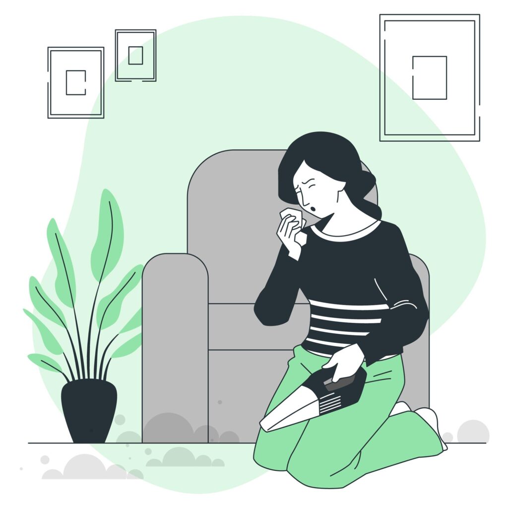 Аллергия на пылевых клещей и пыль