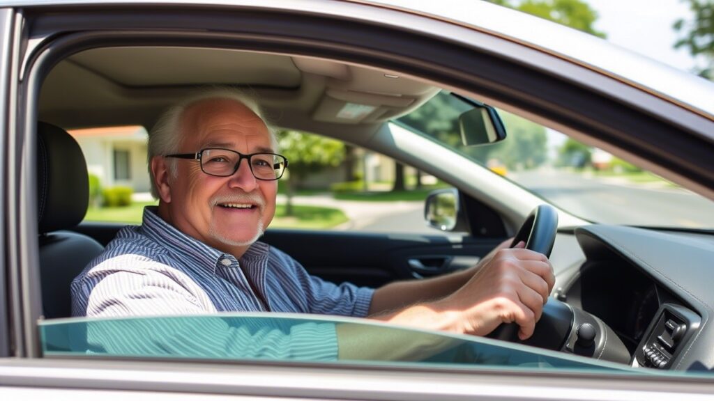 Пенсионер за рулем