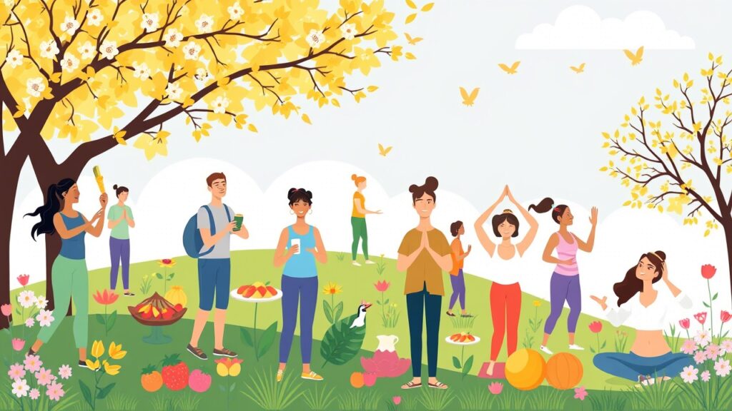 Полезные привычки для здоровья весной