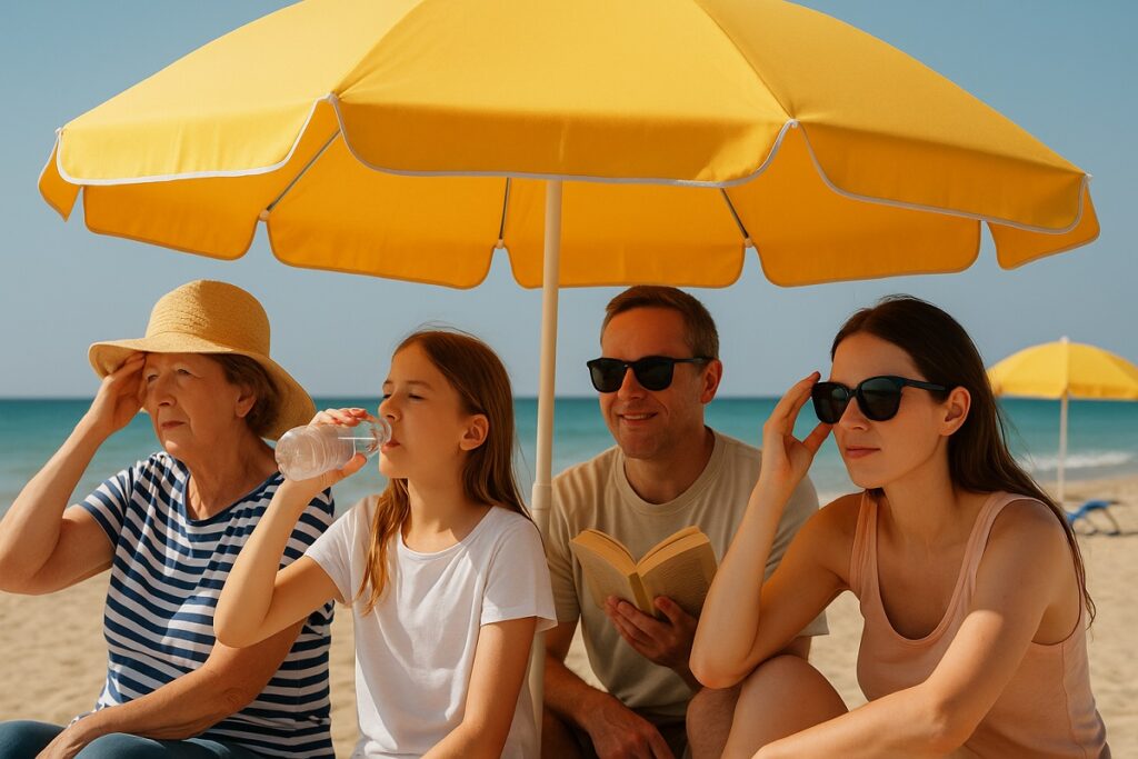 Солнце и здоровье Когда пора прятаться в тень Пляж и море