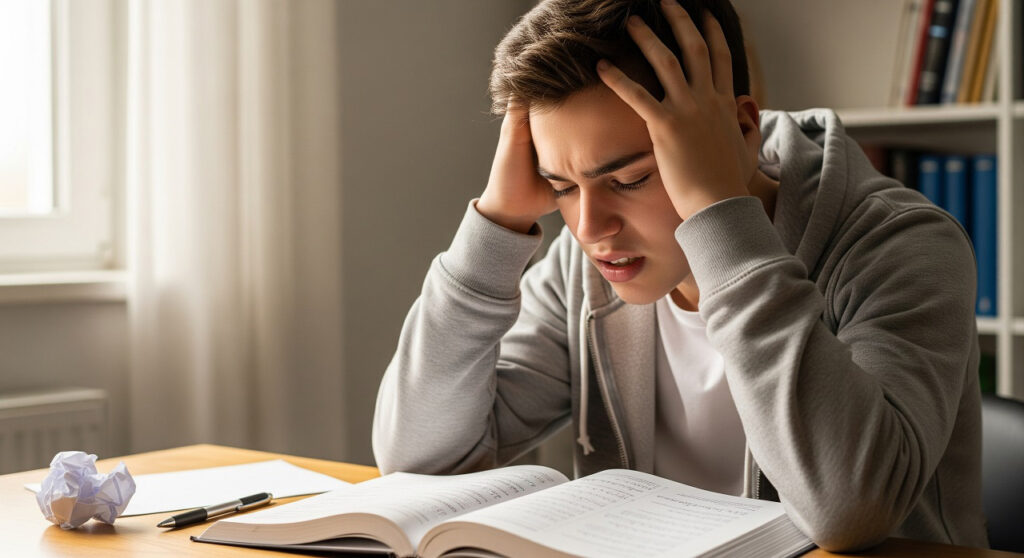 Головная боль у подростков во время учебы