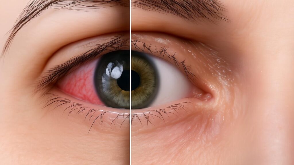 Покраснение глаз Красные глаза