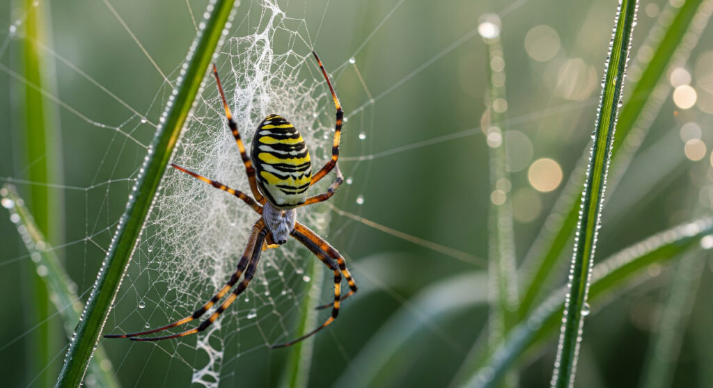 Аргиопа Брюнниха (паук-оса)