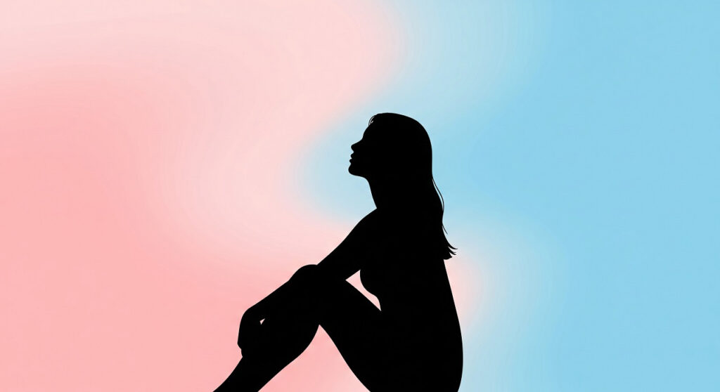 Силуэт женщины