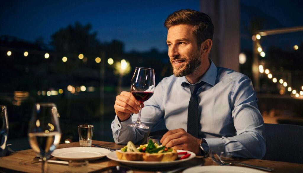 Стакан вина для аппетита