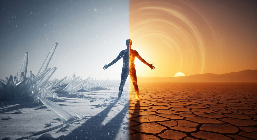 Что человек хуже воспринимает жару или холод