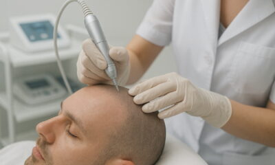 Микропигментация кожи головы