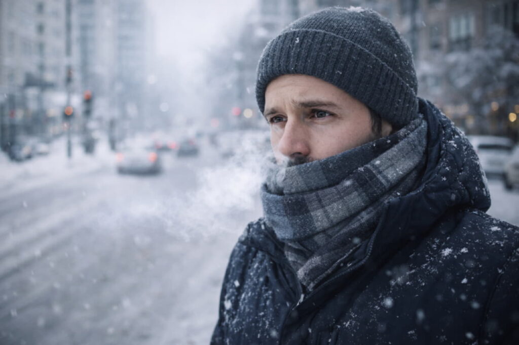 Как правильно защищать лицо и дыхательные пути в мороз
