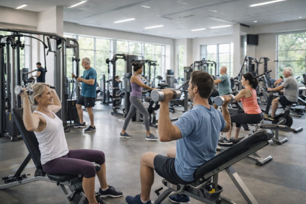Современный фитнес-клуб