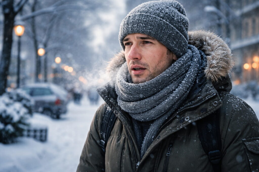 Сильный мороз