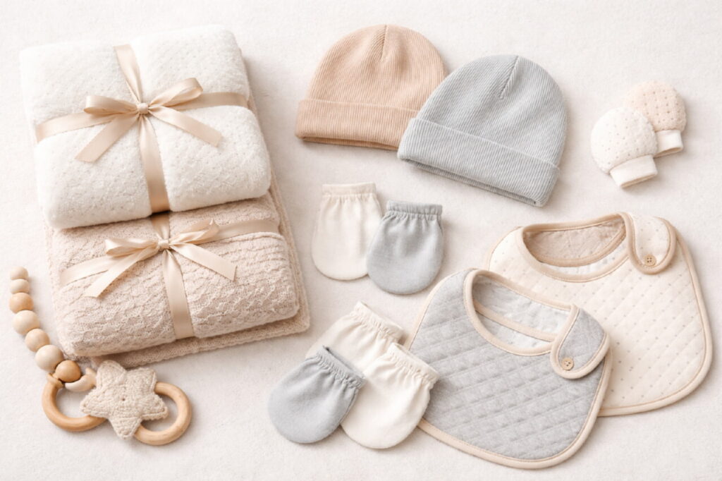 Набор детских аксессуаров для новорожденного