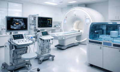 Современный медицинский кабинет с различными видами оборудования