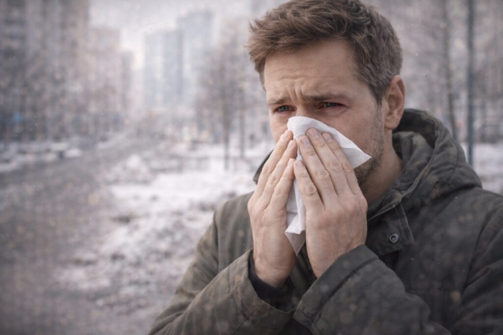 Аллергия в городе поздней весной