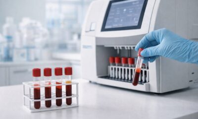 Анализ крови в лаборатории