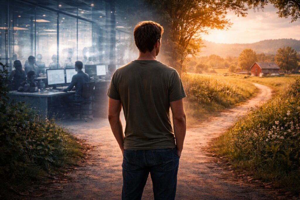 Выбор между городом и природой Эмоциональное выгорание