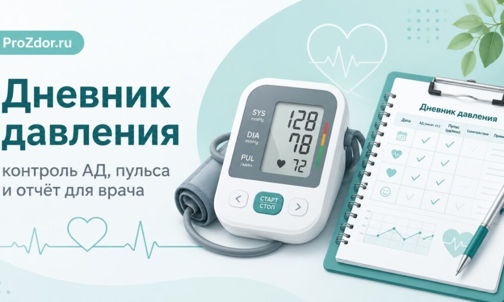 Дневник артериального давления